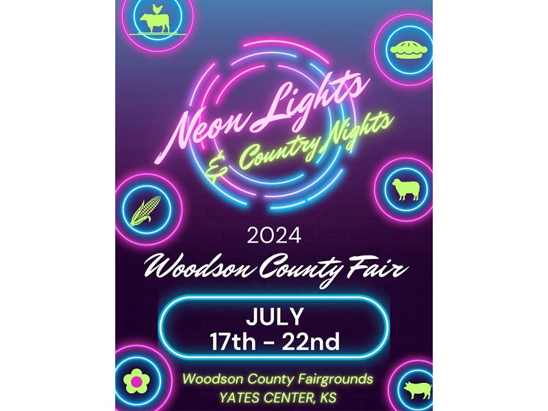 Logo for 2024 Woodson County Fair